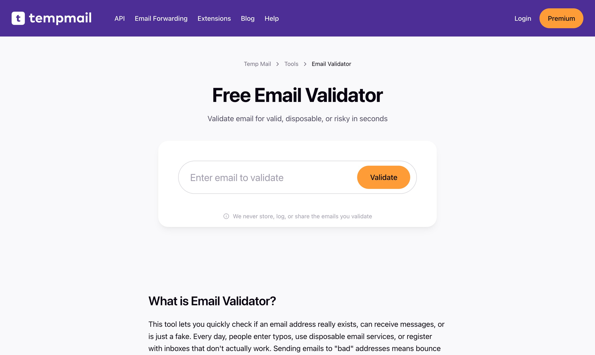 Free Email Validator